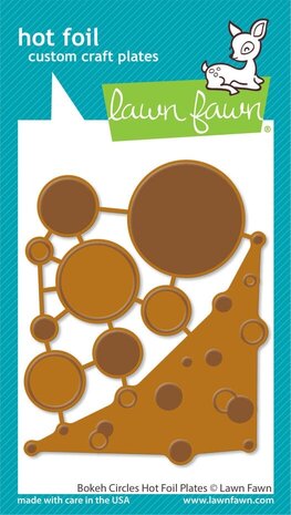 Lawn Fawn Bokeh Circles Hot Foil Plates (LF3532) Lawn Fawn Bokeh Circles Hot Foil Plates (LF3532)