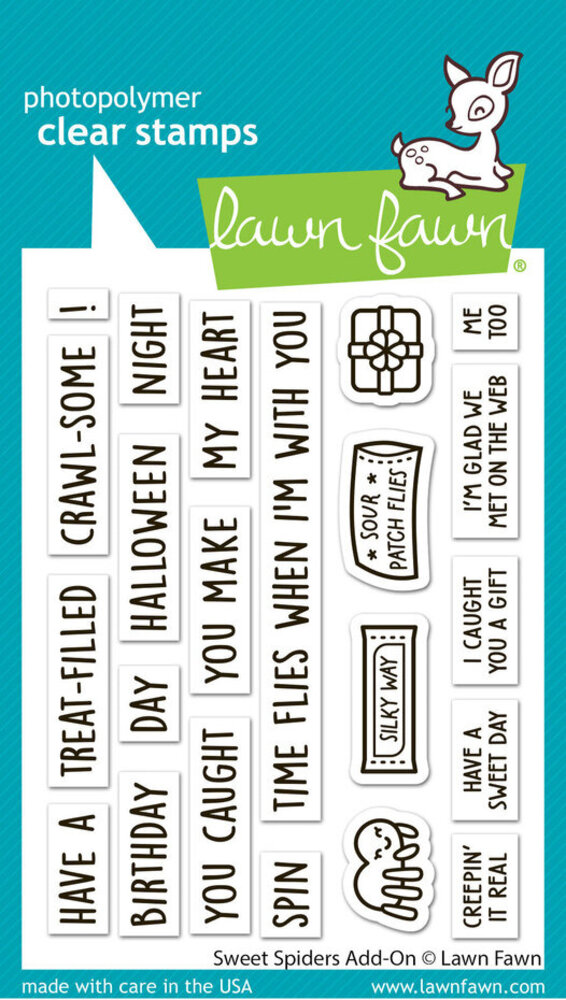 Lawn Fawn Sweet Spiders Add-On Clear Stamps (LF3494) Lawn Fawn Sweet Spiders Add-On Clear Stamps (LF3494)