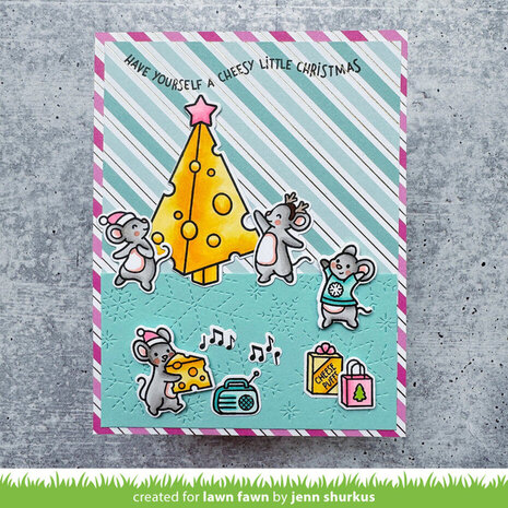 Lawn Fawn Cheesy Christmas Add-On Clear Stamps (LF3502) Lawn Fawn Cheesy Christmas Add-On Clear Stamps (LF3502)