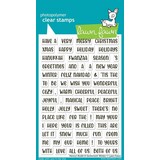 Lawn Fawn Henry's Build-A-Sentiment: Winter Clear Stamps (LF3508)