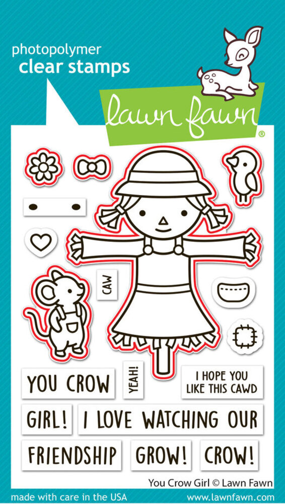 Lawn Fawn You Crow Girl Dies (LF3491) Lawn Fawn You Crow Girl Dies (LF3491)