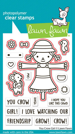 Lawn Fawn You Crow Girl Dies (LF3491) Lawn Fawn You Crow Girl Dies (LF3491)