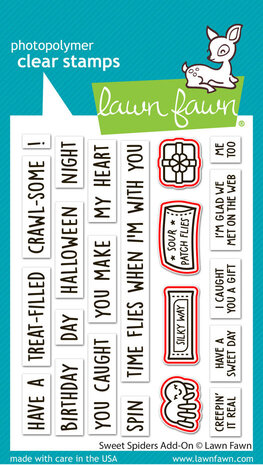 Lawn Fawn Sweet Spiders Add-On Dies (LF3495)
