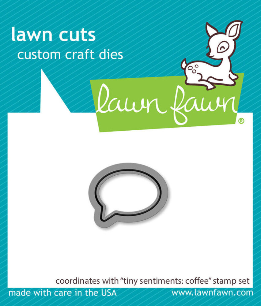 Lawn Fawn Tiny Sentiments: Coffee Dies (LF3499)