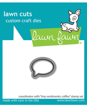 Lawn Fawn Tiny Sentiments: Coffee Dies (LF3499)