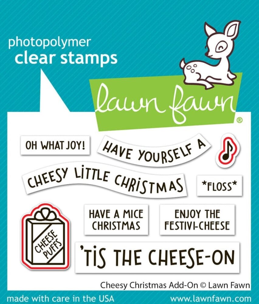 Lawn Fawn Cheesy Christmas Add-On Dies (LF3503)