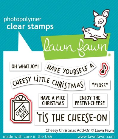 Lawn Fawn Cheesy Christmas Add-On Dies (LF3503)