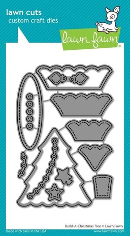 Lawn Fawn Build-A-Christmas Tree Dies (LF3513)