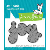 Lawn Fawn Scripty Joy Outline Add-On Dies (LF3520)