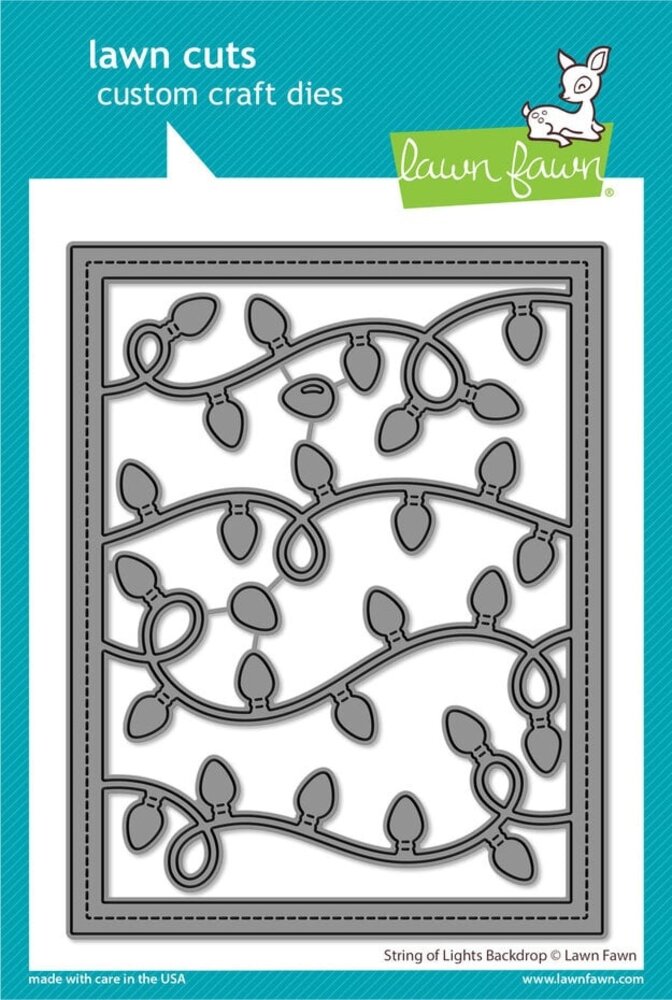 Lawn Fawn String of Lights Backdrop Dies (LF3526)