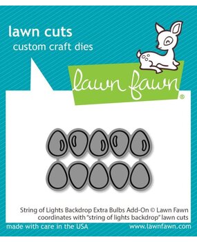Lawn Fawn String of Lights Backdrop Extra Bulbs Add-On Dies (LF3527)