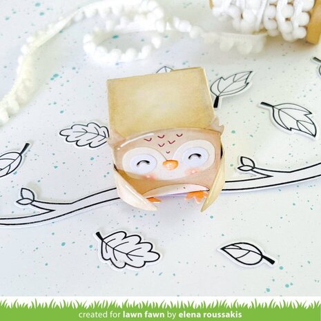 Lawn Fawn Tiny Gift Box Owl and Penguin Add-On Dies (LF3531) Lawn Fawn Tiny Gift Box Owl and Penguin Add-On Dies (LF3531)