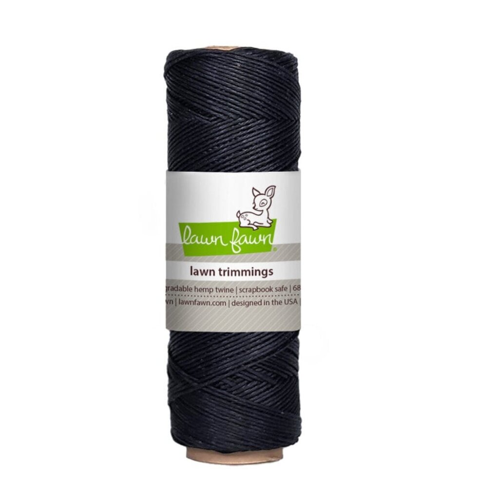 Lawn Fawn Black Hemp Twine (LF3536) Lawn Fawn Black Hemp Twine (LF3536)