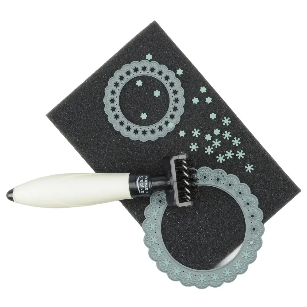 Vaessen Creative Die Brush & Foam Pad (3609-025) Vaessen Creative Die Brush & Foam Pad (3609-025)