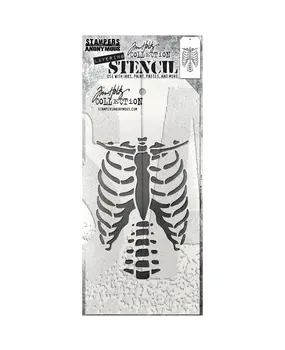 Stampers Anonymous Tim Holtz Bones Layering Stencil (THS185) Stampers Anonymous Tim Holtz Bones Layering Stencil (THS185)