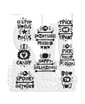 Stampers Anonymous Cling Stamps Halloween Whatnots (CMS491) Stampers Anonymous Cling Stamps Halloween Whatnots (CMS491)