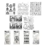 Stampers Anonymous Tim Holtz 2024 Halloween Stamps & Stencils BUNDLE