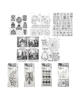 Stampers Anonymous Tim Holtz 2024 Halloween Stamps & Stencils BUNDLE