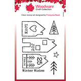 Woodware Nordic Houses Clear Stamps (FRM085)
