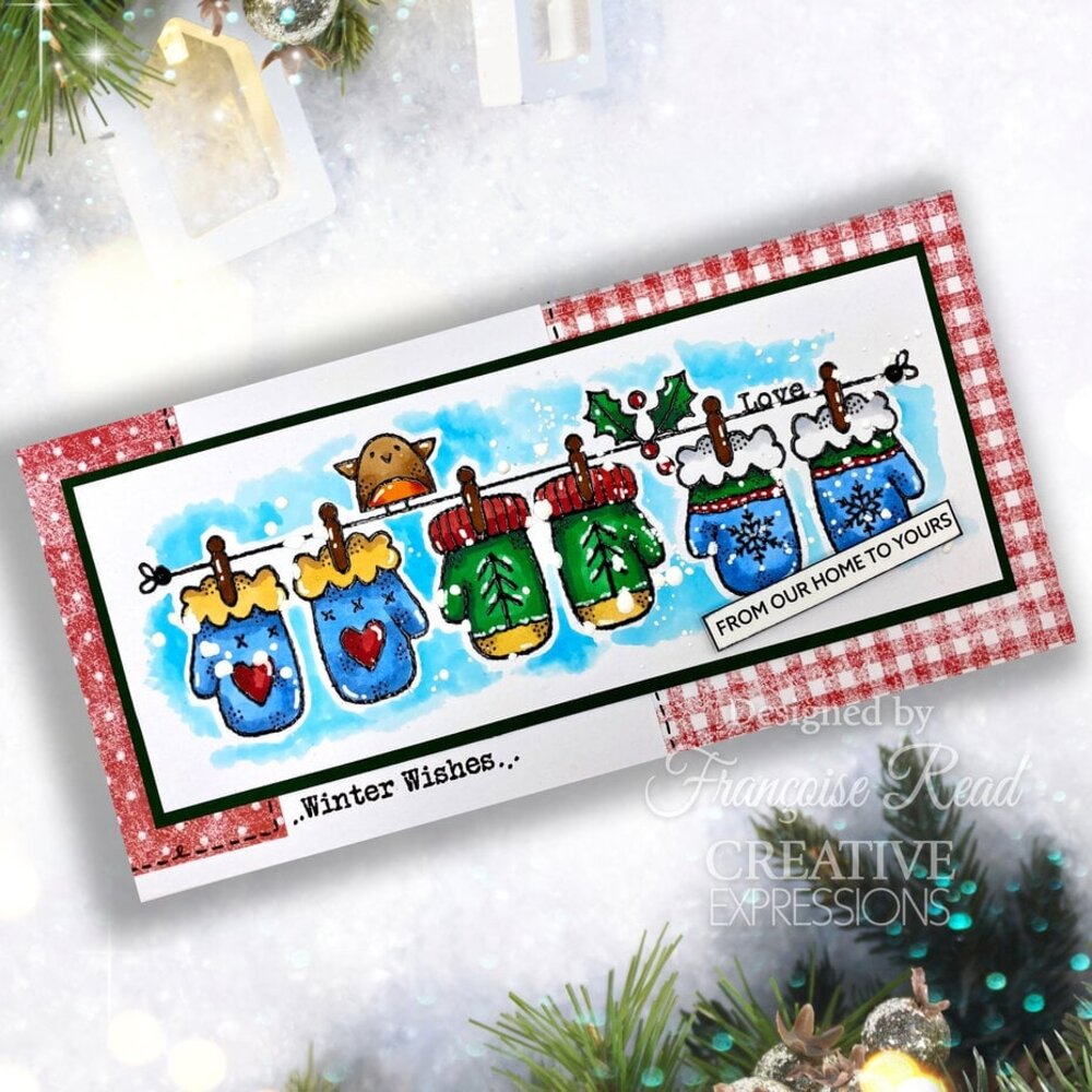 Woodware Winter Mittens Clear Stamps (FRS426)