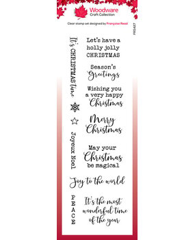 Woodware Christmas Celebrations Clear Stamps (FRS427) Woodware Christmas Celebrations Clear Stamps (FRS427)