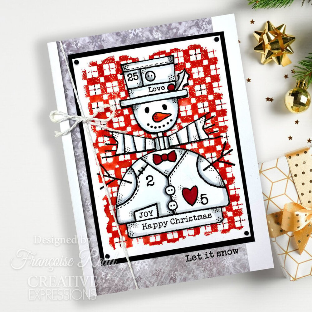 Woodware Wooden Snowman Clear Stamps (FRS1060) Woodware Wooden Snowman Clear Stamps (FRS1060)