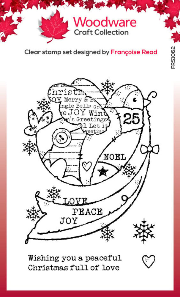 Woodware Peaceful Dove Clear Stamps (FRS1062) Woodware Peaceful Dove Clear Stamps (FRS1062)