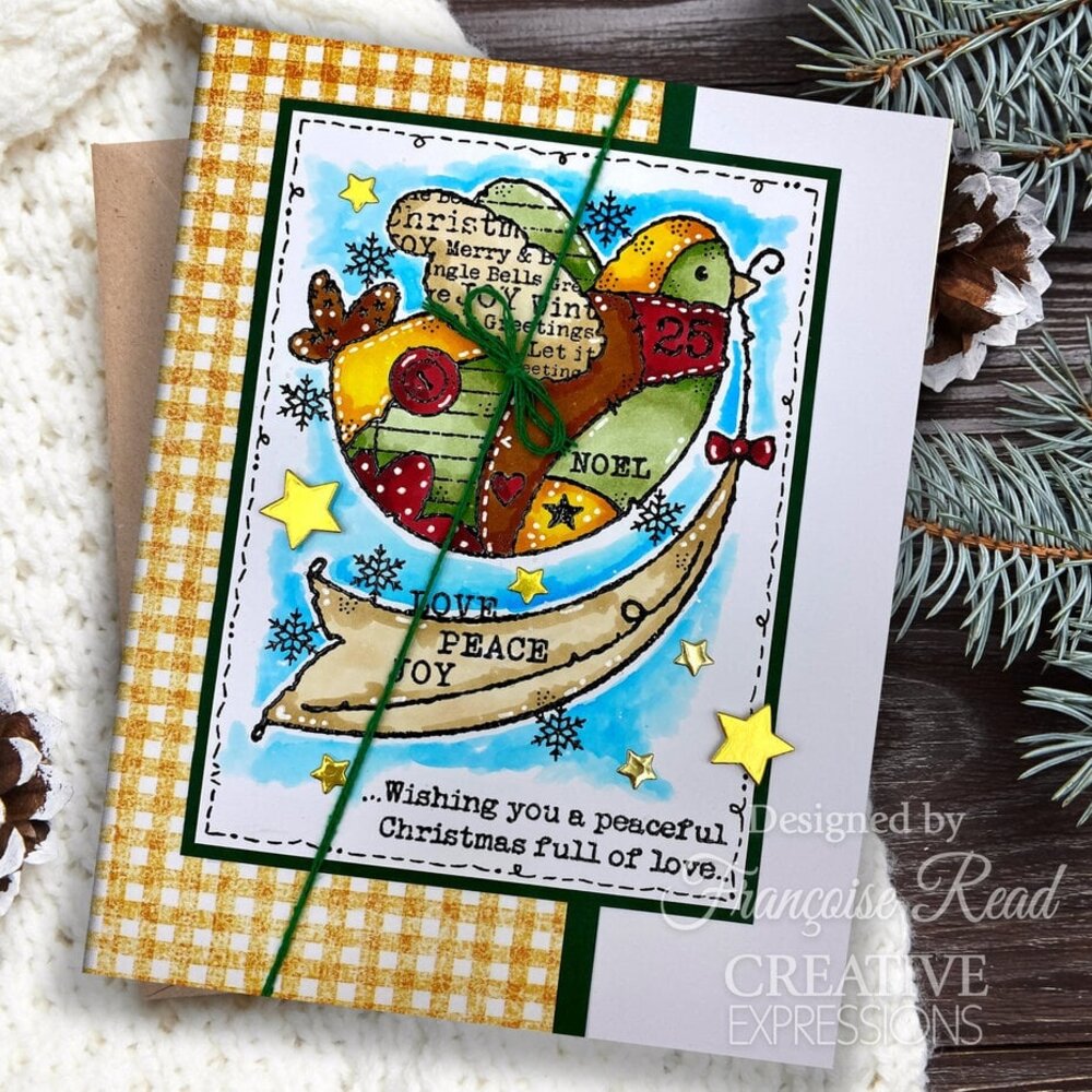 Woodware Peaceful Dove Clear Stamps (FRS1062) Woodware Peaceful Dove Clear Stamps (FRS1062)