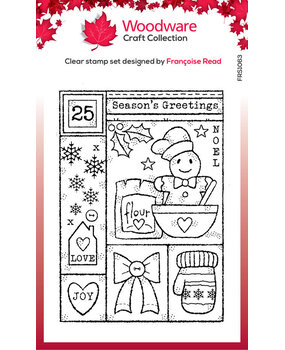 Woodware Winter Sampler Clear Stamps (FRS1063)