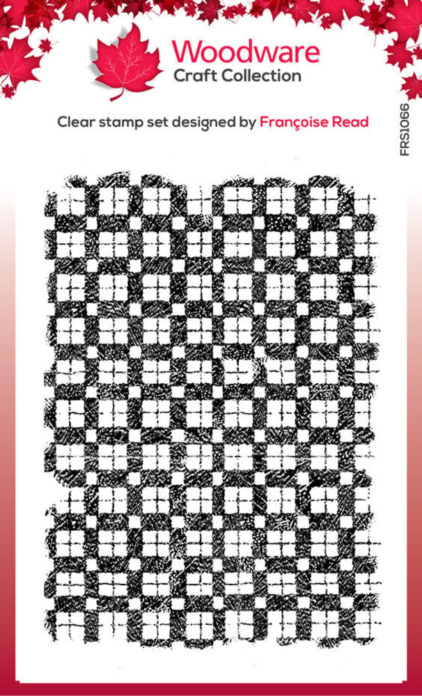 Woodware Faded Gingham Clear Stamps (FRS1066)