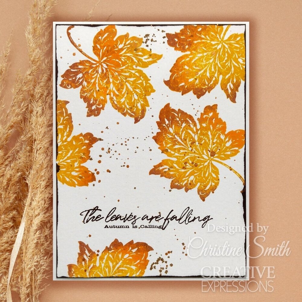 Creative Expressions Taylor Made Journals A5 Clear Stamp Fall Favourites (CEC1109)