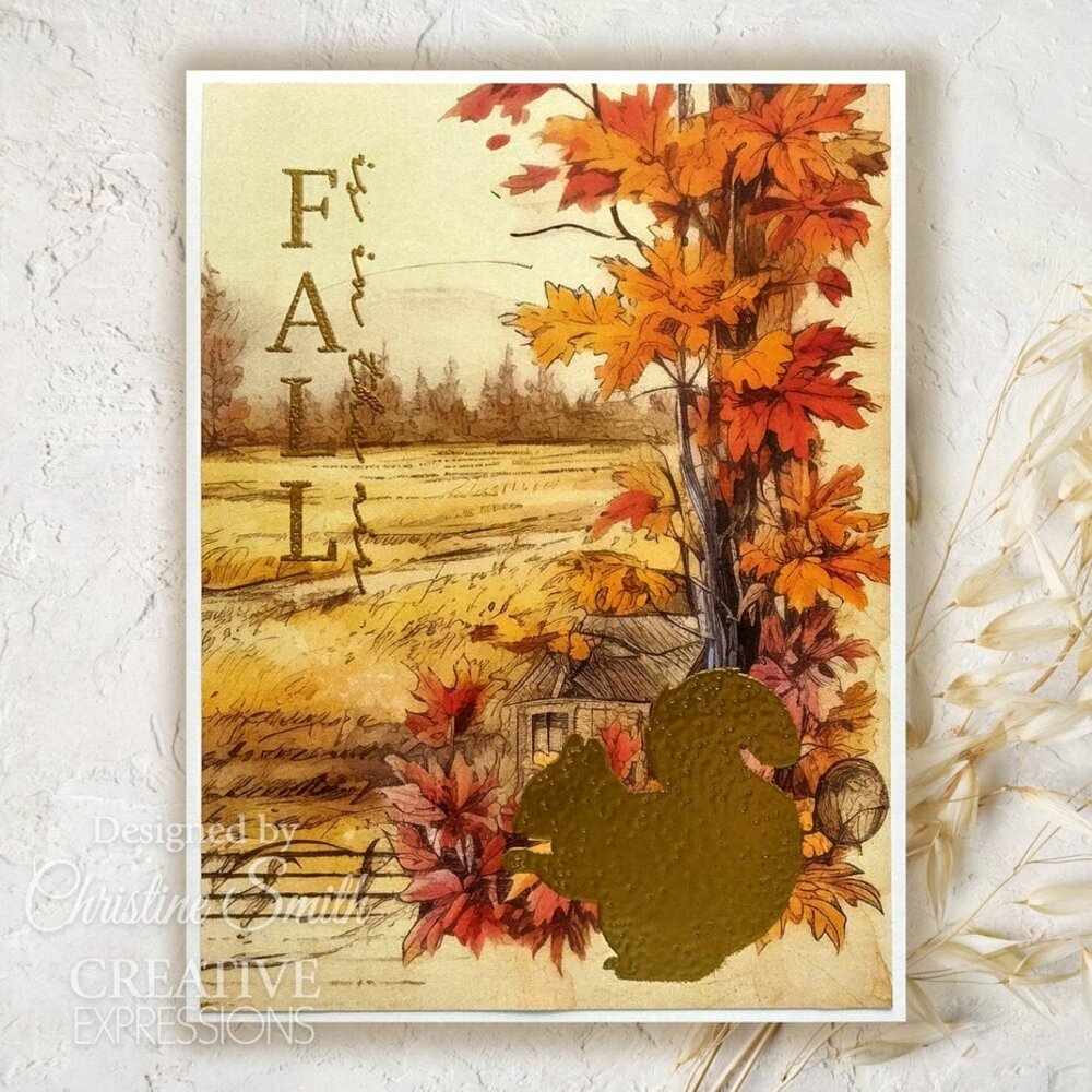 Creative Expressions Taylor Made Journals A5 Clear Stamp Fall Favourites (CEC1109)