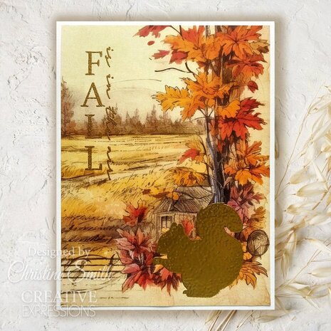 Creative Expressions Taylor Made Journals A5 Clear Stamp Fall Favourites (CEC1109)