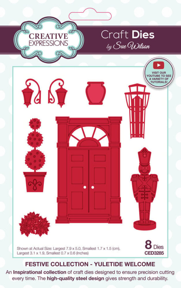 Creative Expressions Sue Wilson Craft Die Yuletide Welcome (CED3285) Creative Expressions Sue Wilson Craft Die Yuletide Welcome (CED3285)