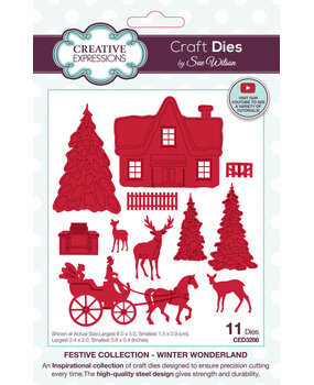 Creative Expressions Sue Wilson Craft Die Winter Wonderland Plate (CED3286) Creative Expressions Sue Wilson Craft Die Winter Wonderland Plate (CED3286)