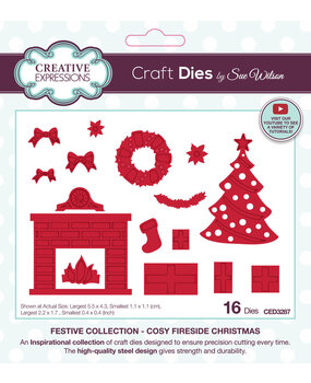 Creative Expressions Sue Wilson Craft Die Cosy Fireside Christmas (CED3287) Creative Expressions Sue Wilson Craft Die Cosy Fireside Christmas (CED3287)