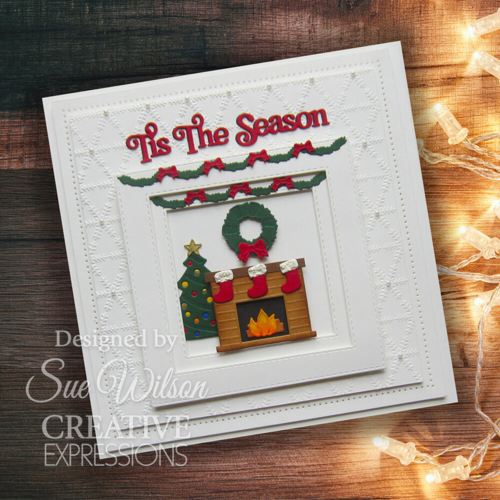 Creative Expressions Sue Wilson Craft Die Cosy Fireside Christmas (CED3287)