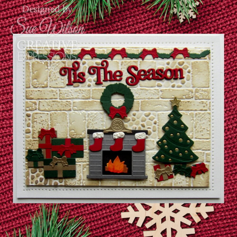 Creative Expressions Sue Wilson Craft Die Cosy Fireside Christmas (CED3287)