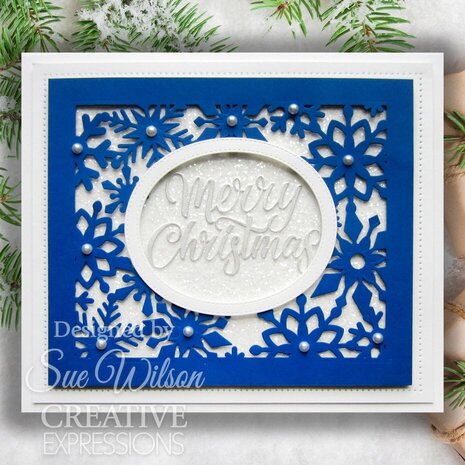 Creative Expressions Sue Wilson Craft Die Snowflake Floating Frame (CED3292) Creative Expressions Sue Wilson Craft Die Snowflake Floating Frame (CED3292)