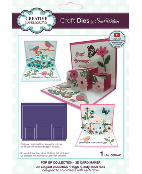 Creative Expressions Sue Wilson Craft Die Pop Up 3D Card Maker (CED4490) Creative Expressions Sue Wilson Craft Die Pop Up 3D Card Maker (CED4490)