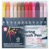 SAKURA Koi Coloring Brush Pens 24 Color Set (XBR-24)