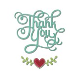 Sizzix Thinlits Die Set Thank You (660370)
