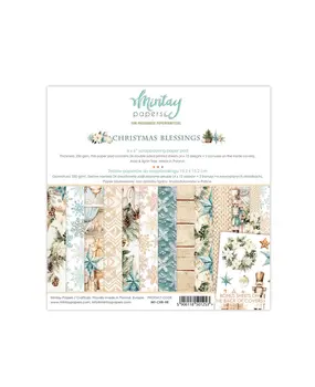 Mintay Christmas Blessings 6x6 Inch Scrapbooking Paper Pad (MT-CHB-08)