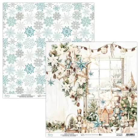 Mintay Christmas Blessings 6x6 Inch Scrapbooking Paper Pad (MT-CHB-08)