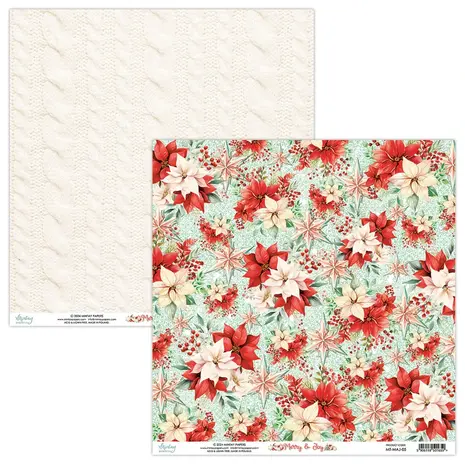 Mintay Merry & Joy 12x12 Inch Scrapbooking Paper Set (MT-MAJ-07)
