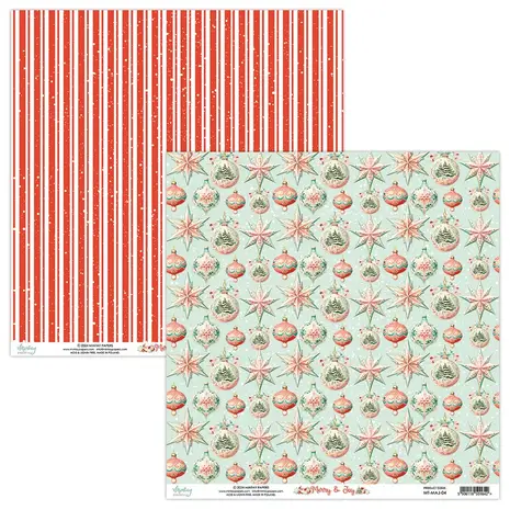 Mintay Merry & Joy 12x12 Inch Scrapbooking Paper Set (MT-MAJ-07)