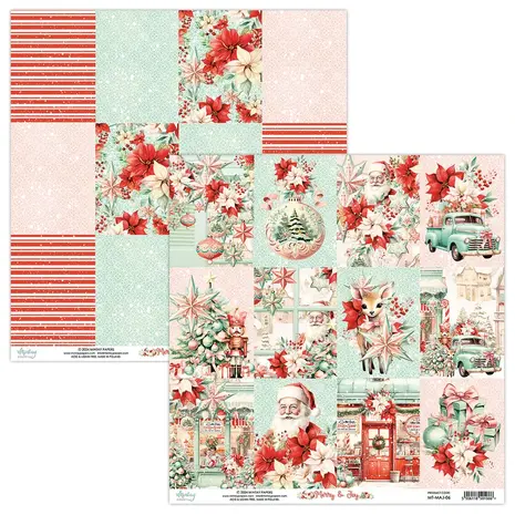 Mintay Merry & Joy 12x12 Inch Scrapbooking Paper Set (MT-MAJ-07)