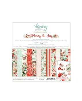 Mintay Merry & Joy 6x6 Inch Scrapbooking Paper Pad (MT-MAJ-08)