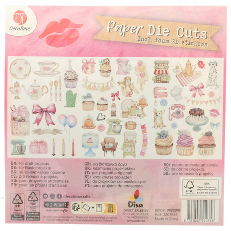 DécoTime Paper Die Cuts Birthday Bakings (3207644) DécoTime Paper Die Cuts Birthday Bakings (3207644)