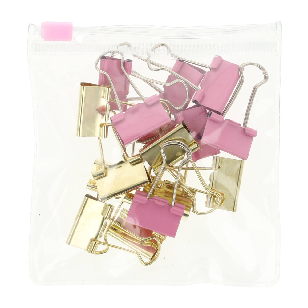 DLP Papierklemmen Gold & Pink (16pcs) (2576261) DLP Papierklemmen Gold & Pink (16pcs) (2576261)